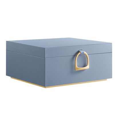SONGMICS 2-Layer Jewelry Box with Handle, Removable Tray, Floating Effect