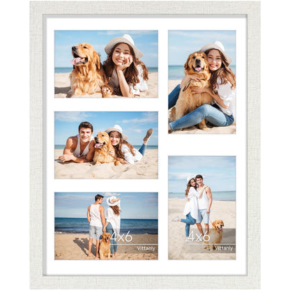 Vittanly 11x14 Collage Picture Frame for Wall Mounting, Black