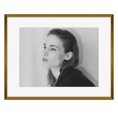 Golden State Art 11x14 Gold Aluminum Frame with White Mat, Real Glass