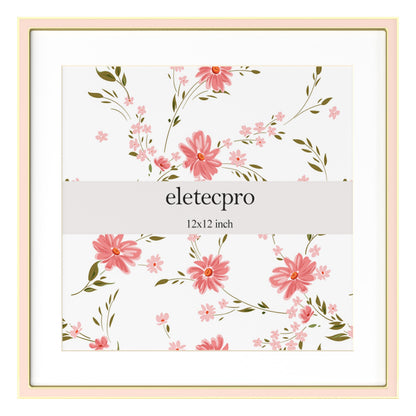 eletecpro 4x6 Enamel Picture Frame with Real Glass Cover, Pink, 1-Pack