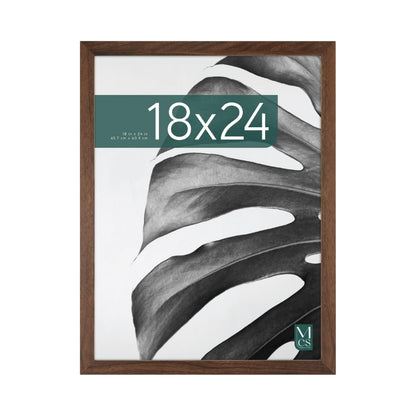 MCS Studio Gallery Poster Frame, 16x20, Walnut Woodgrain