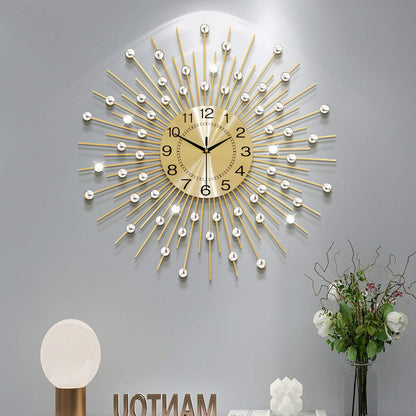 Large Wall Clocks for Living Room Decor Big Modern Silent Clock