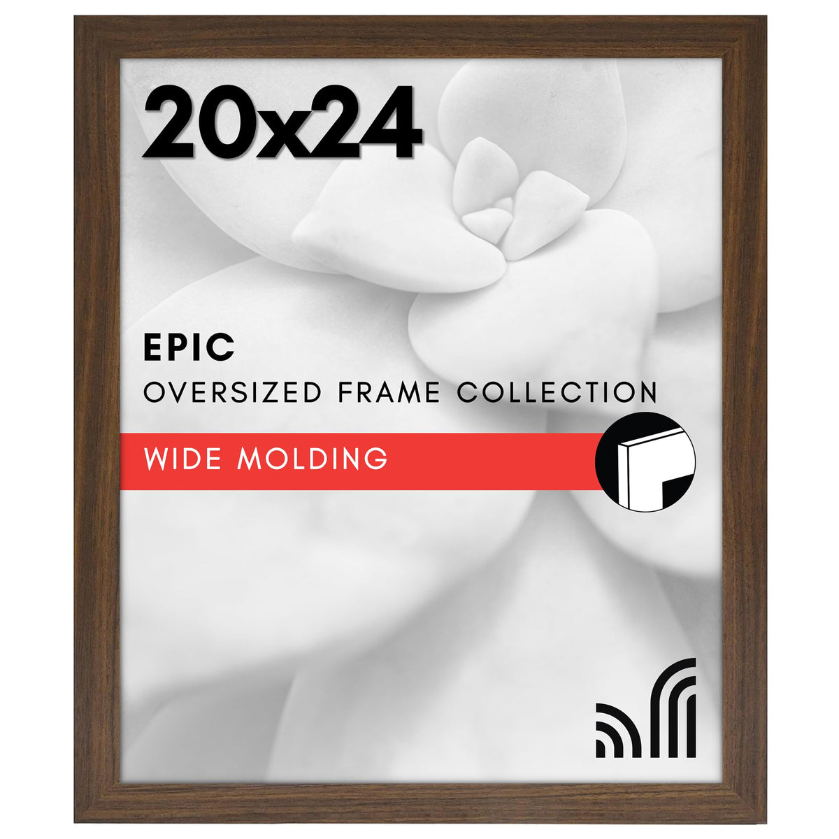 Americanflat 16x20 Poster Frame - Engineered Wood - Black