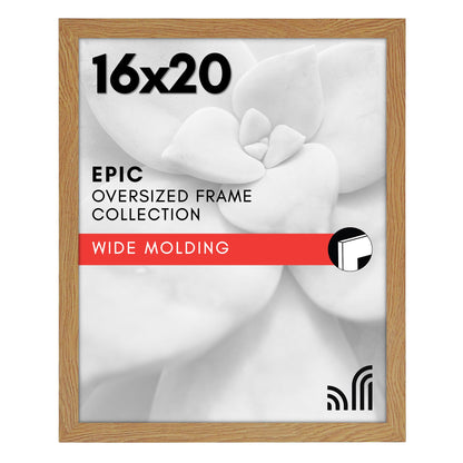 Americanflat 16x20 Poster Frame - Engineered Wood - Black
