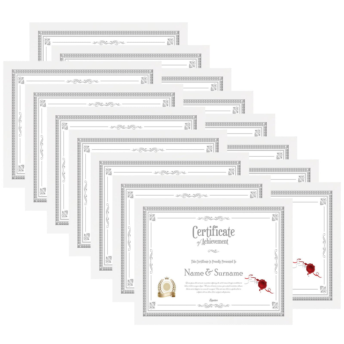 HORLIMER 8x10 Picture Frame Set of 15, Black Picture Frames Display 8 by 10 Photo for Wall or Tabletop