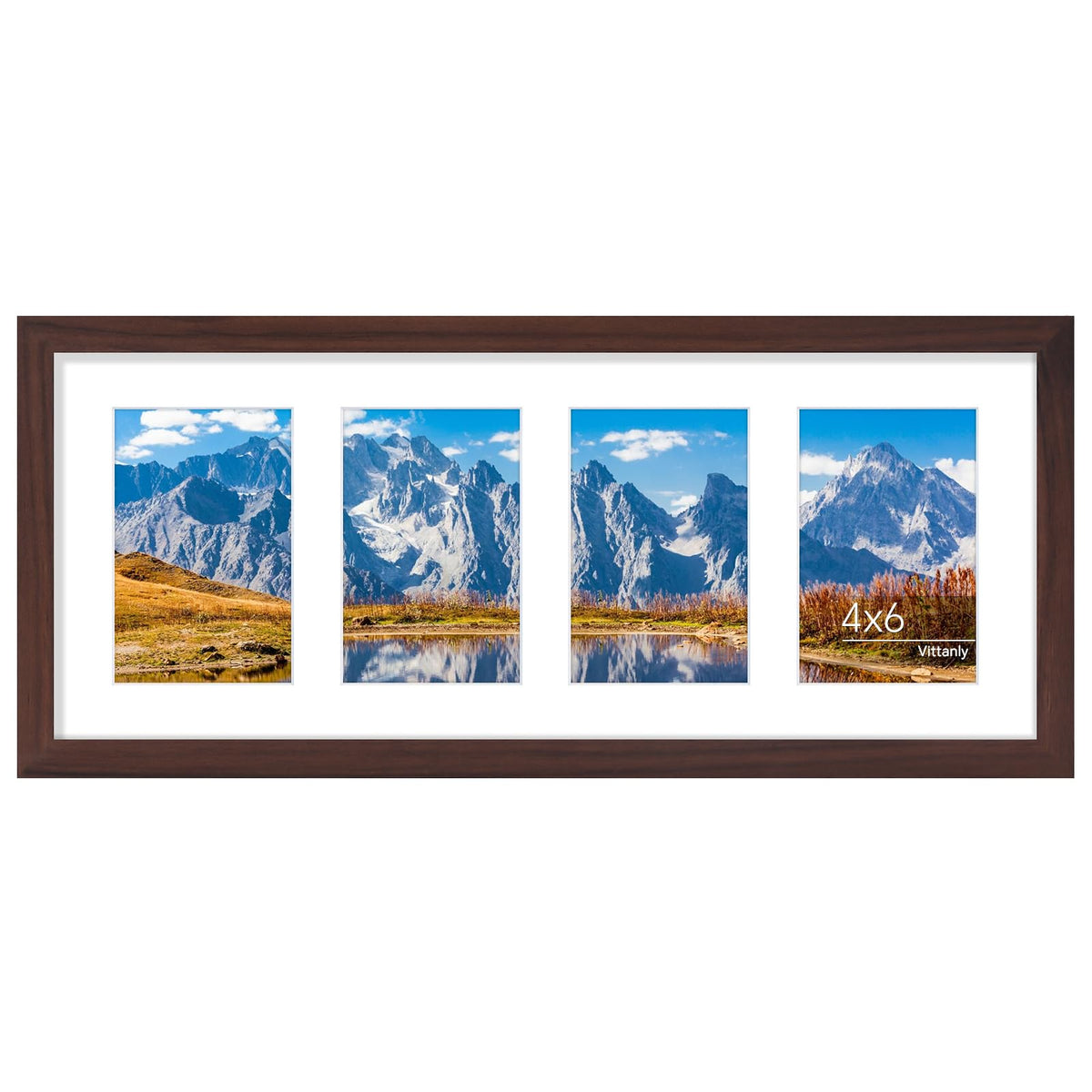 Vittanly 11x14 Collage Picture Frame for Wall Mounting, Black
