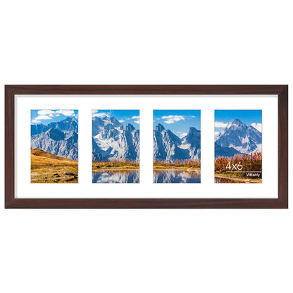 Vittanly 11x14 Collage Picture Frame for Wall Mounting, Black