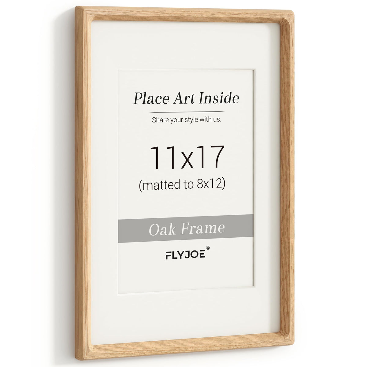 Picture Frame, USA-Sourced Hardwood Photo Frame, Walnut, 11x14