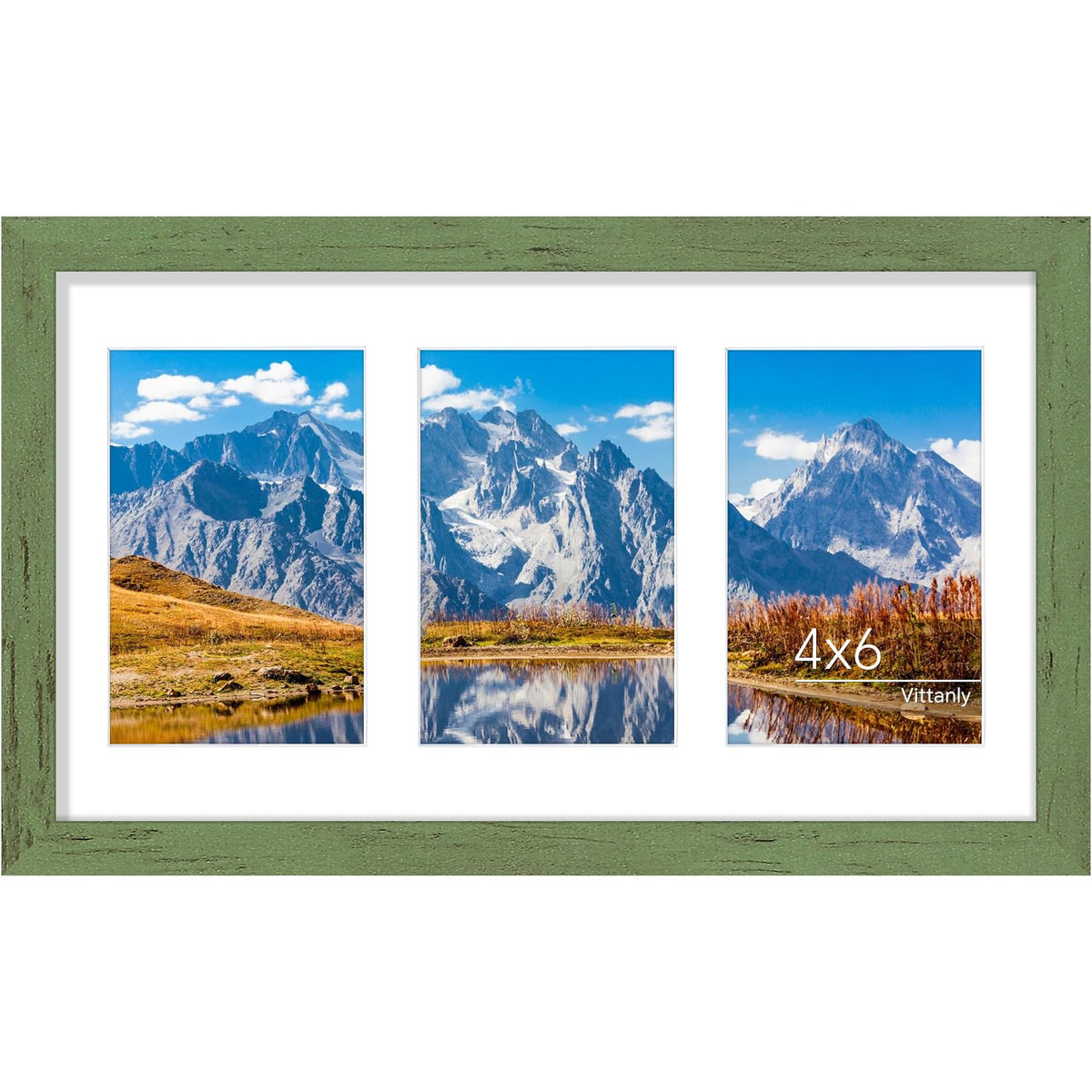 Vittanly 11x14 Collage Picture Frame for Wall Mounting, Black