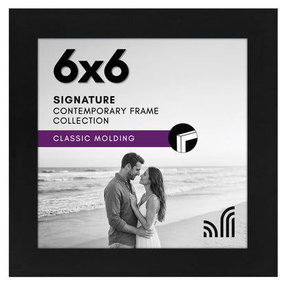 Americanflat 11x17 Picture Frame - Engineered Wood - Black