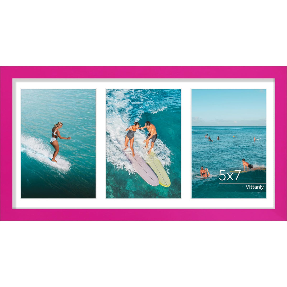 Vittanly 11x14 Collage Picture Frame for Wall Mounting, Black