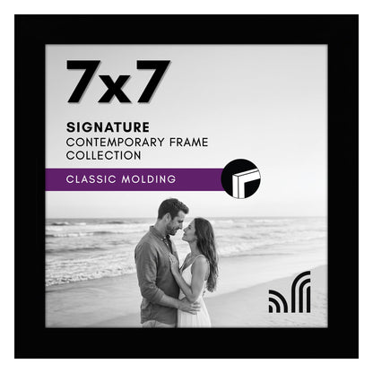 Americanflat 11x17 Picture Frame - Engineered Wood - Black