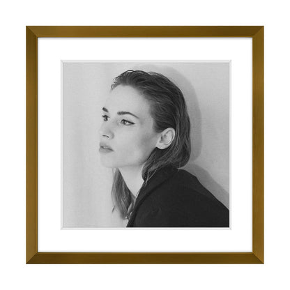 Golden State Art 11x14 Gold Aluminum Frame with White Mat, Real Glass