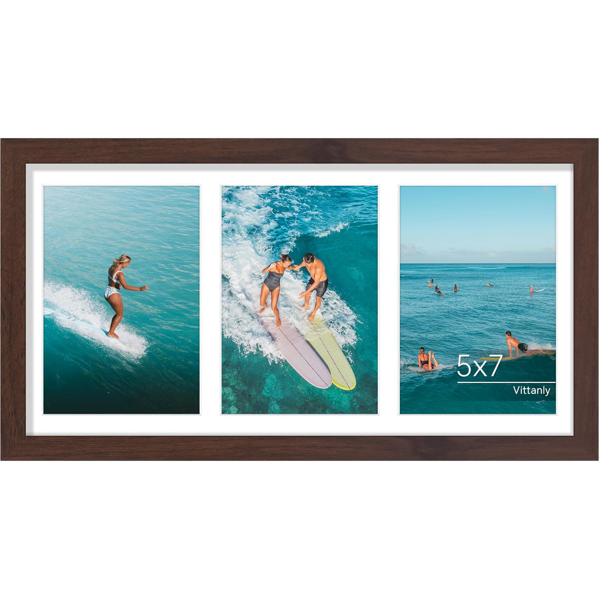Vittanly 11x14 Collage Picture Frame for Wall Mounting, Black