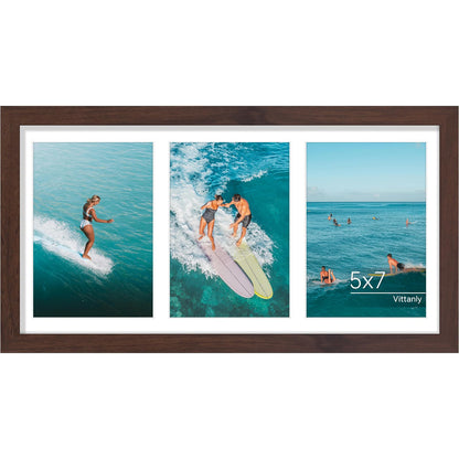 Vittanly 11x14 Collage Picture Frame for Wall Mounting, Black