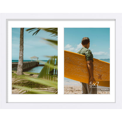 Vittanly 11x14 Collage Picture Frame for Wall Mounting, Black