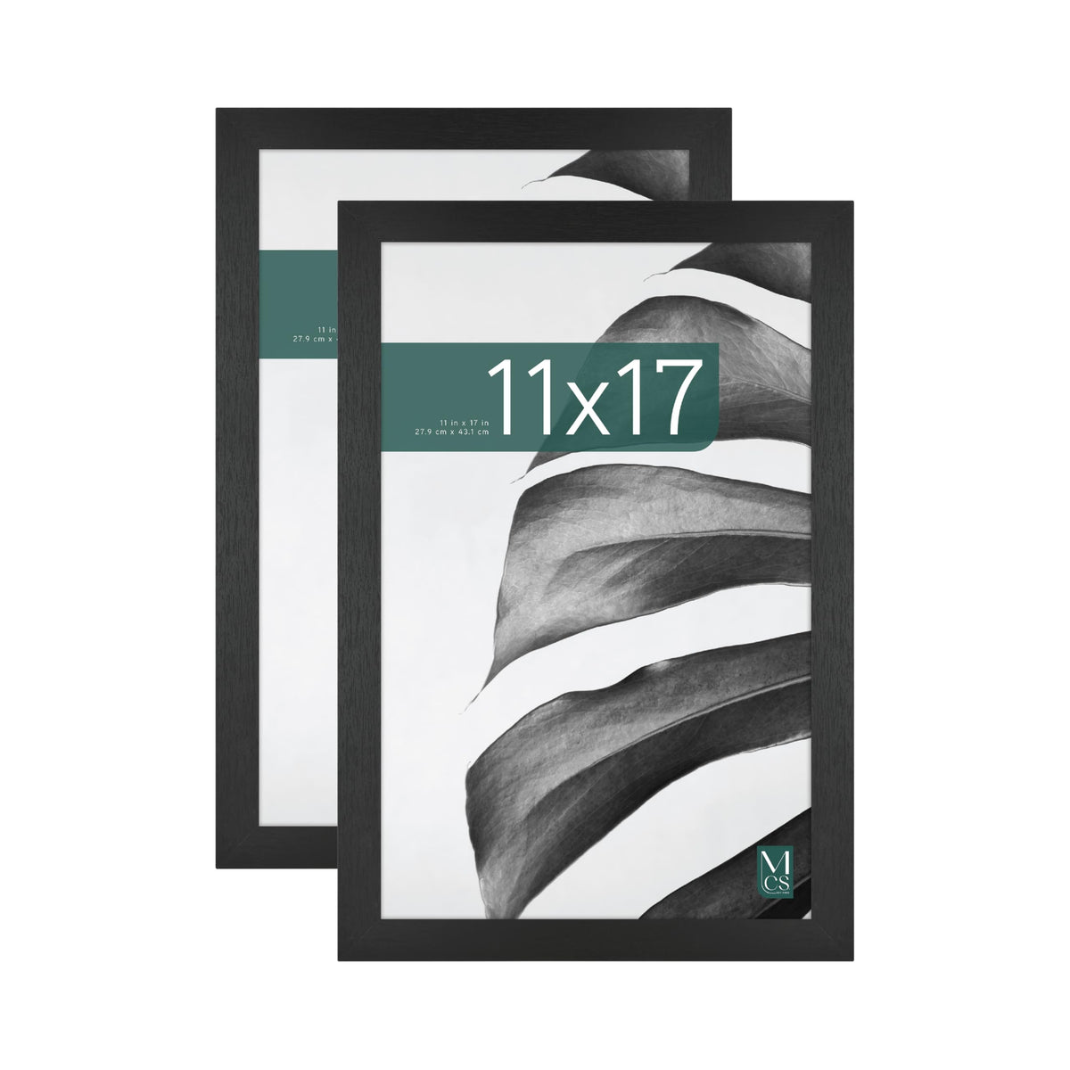MCS Studio Gallery Poster Frame, 16x20, Walnut Woodgrain