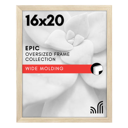 Americanflat 16x20 Poster Frame - Engineered Wood - Black