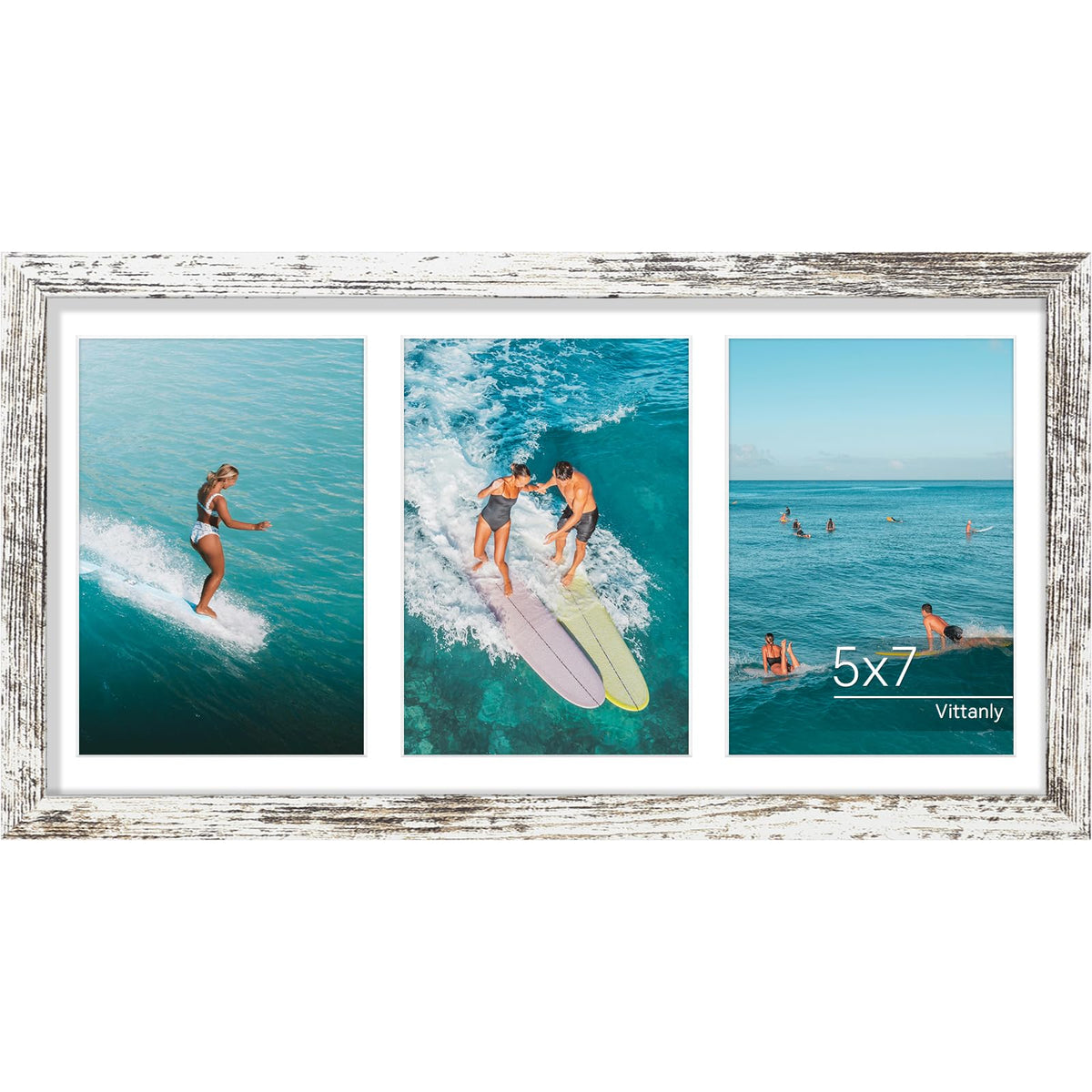 Vittanly 11x14 Collage Picture Frame for Wall Mounting, Black