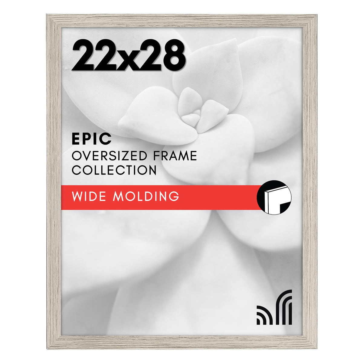 Americanflat 16x20 Poster Frame - Engineered Wood - Black