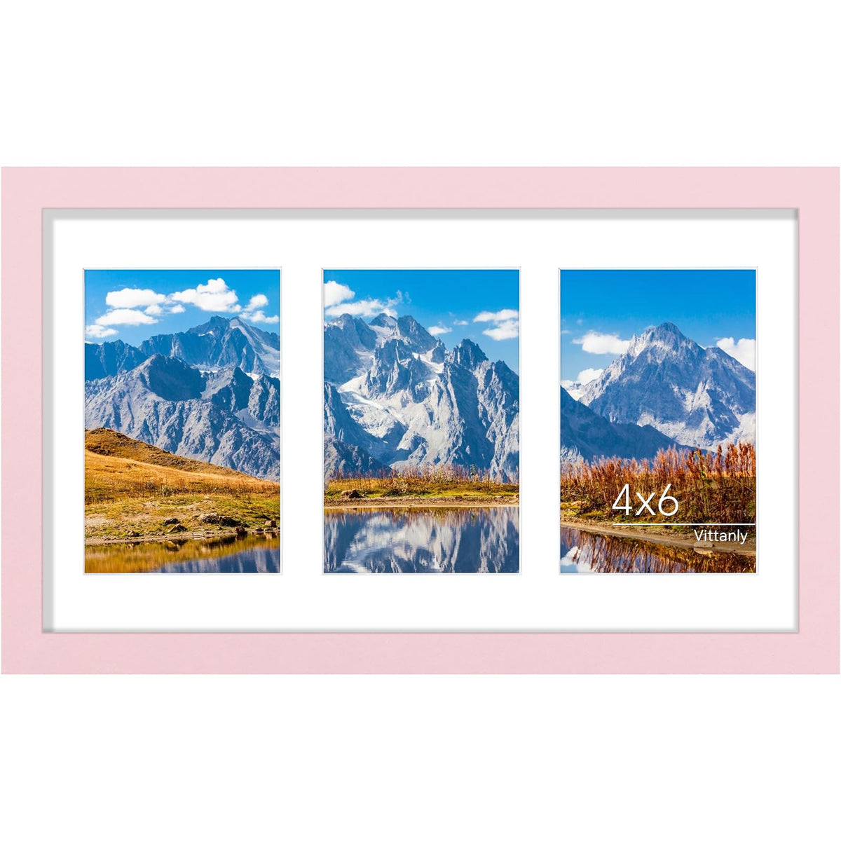 Vittanly 11x14 Collage Picture Frame for Wall Mounting, Black