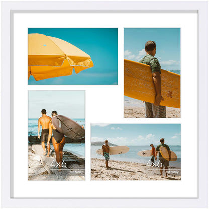 Vittanly 11x14 Collage Picture Frame for Wall Mounting, Black