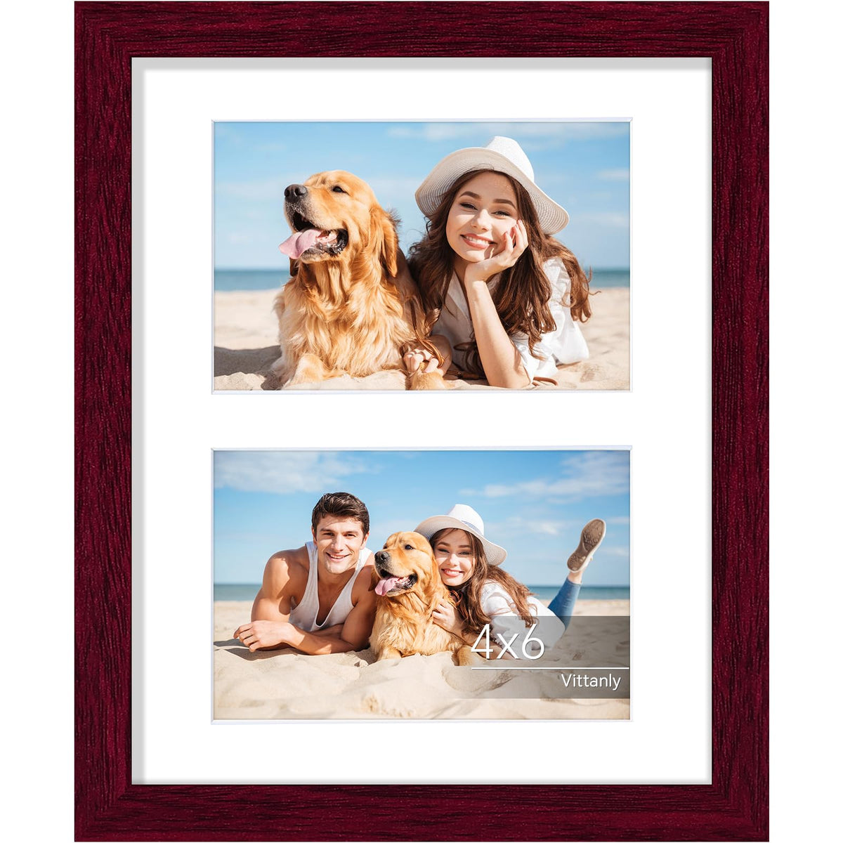 Vittanly 11x14 Collage Picture Frame for Wall Mounting, Black