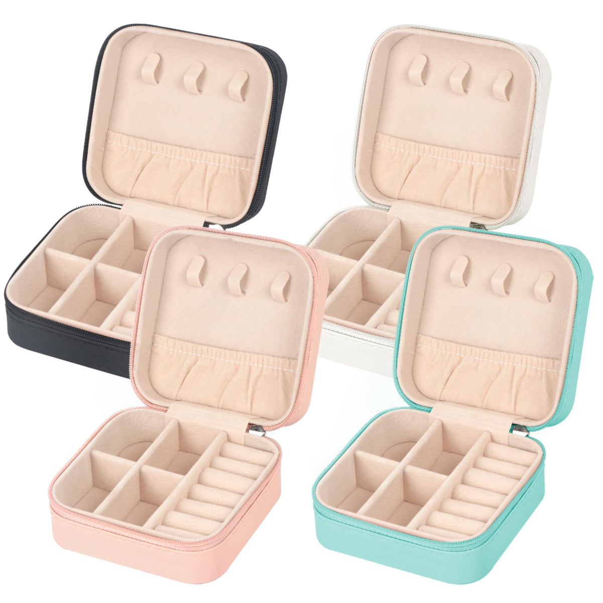 MFXIP Travel Jewelry Case Small Jewelry Box Jewelry Organizer Storage Case