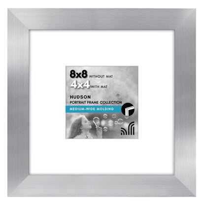 Americanflat 22x28 Poster Frame - Matted to 18x24 - Engineered Wood - Black