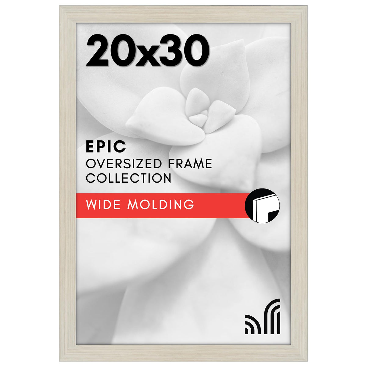 Americanflat 16x20 Poster Frame - Engineered Wood - Black