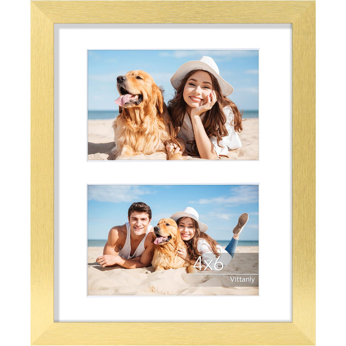 Vittanly 11x14 Collage Picture Frame for Wall Mounting, Black
