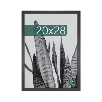 MCS Studio Gallery Poster Frame, 16x20, Walnut Woodgrain