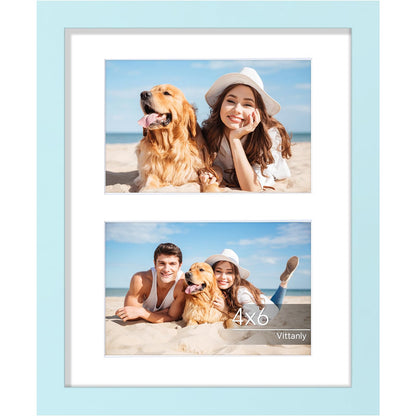 Vittanly 11x14 Collage Picture Frame for Wall Mounting, Black
