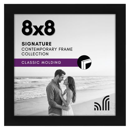 Americanflat 11x17 Picture Frame - Engineered Wood - Black