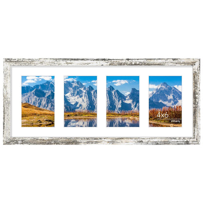 Vittanly 11x14 Collage Picture Frame for Wall Mounting, Black