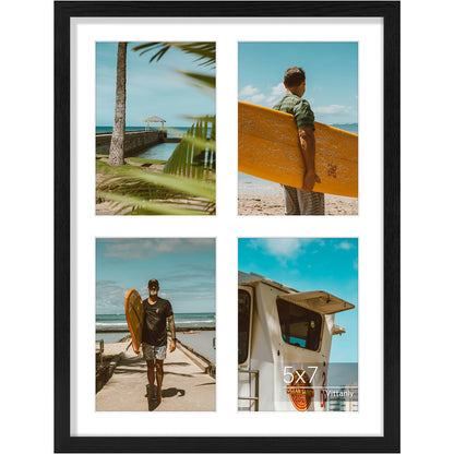 Vittanly 11x14 Collage Picture Frame for Wall Mounting, Black