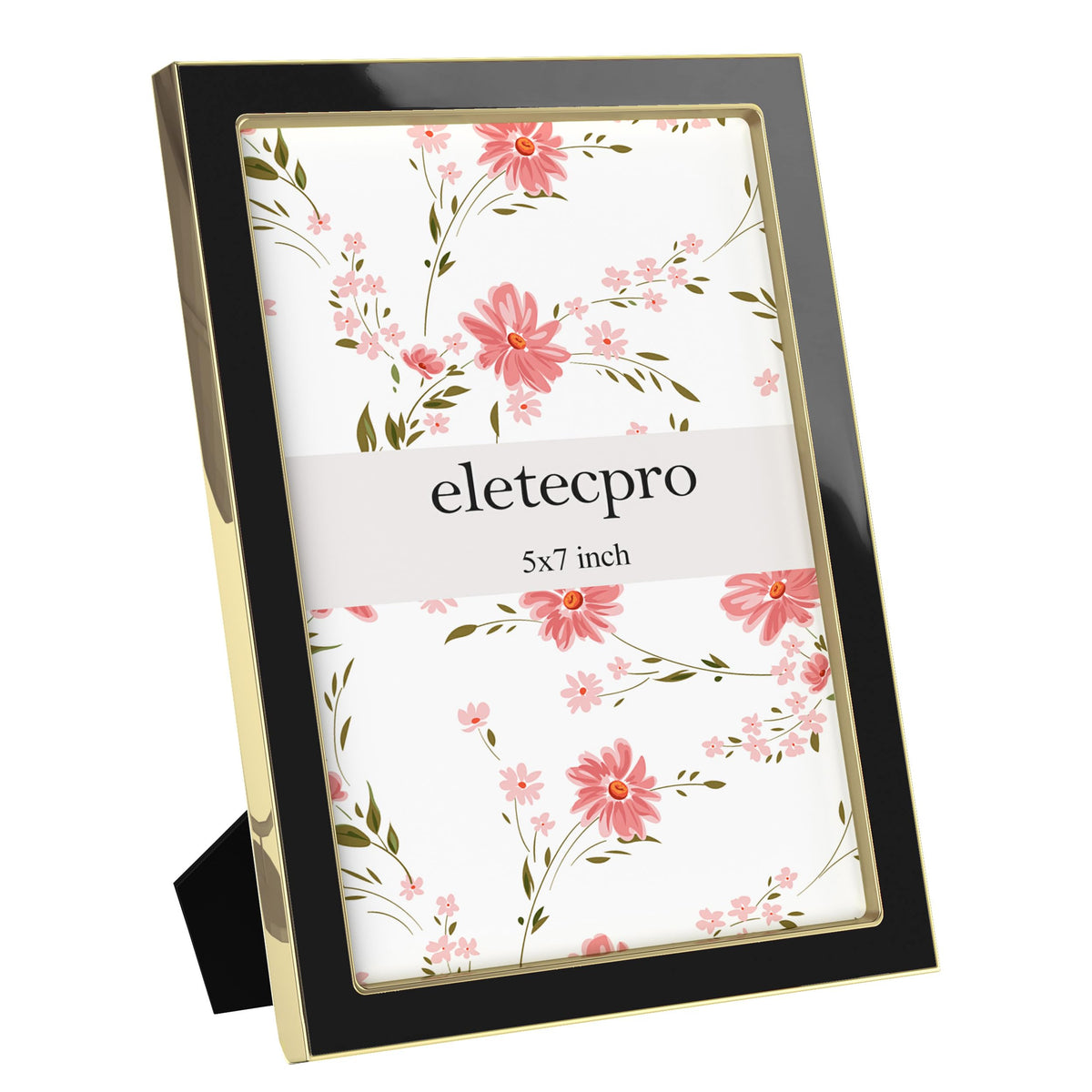eletecpro 4x6 Enamel Picture Frame with Real Glass Cover, Pink, 1-Pack