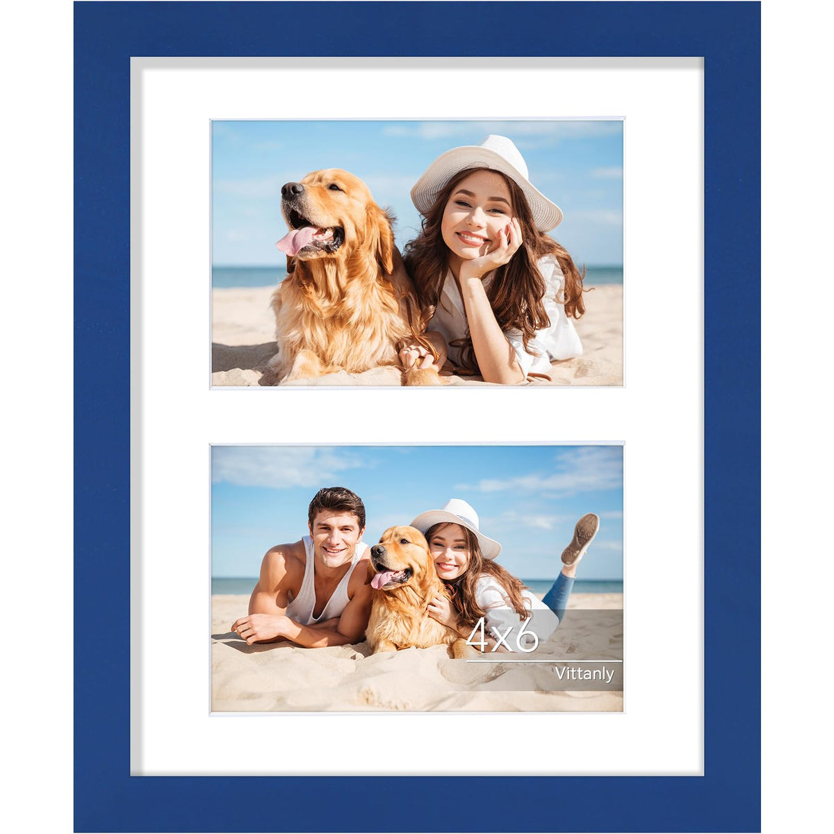 Vittanly 11x14 Collage Picture Frame for Wall Mounting, Black