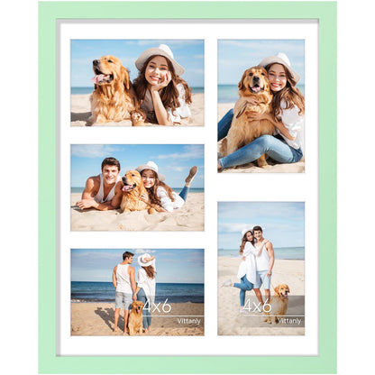 Vittanly 11x14 Collage Picture Frame for Wall Mounting, Black