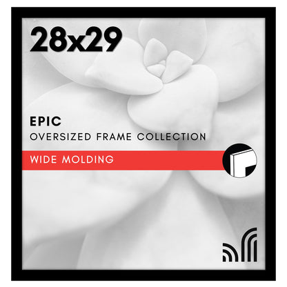 Americanflat 16x20 Poster Frame - Engineered Wood - Black