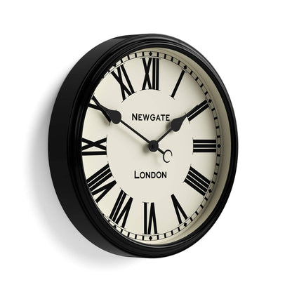 NEWGATE® Spitalfields wall Clock | Large Classic Metal Clock | 16"