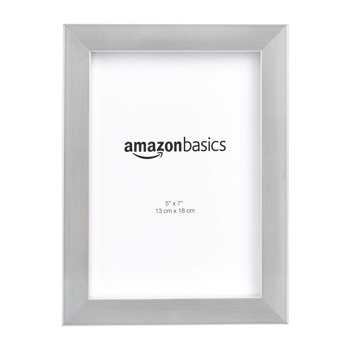 Amazon Basics Rectangular Photo Picture Frame, 8" x 10", Wall Hanging or Tabletop Display, Black, 2-Pack, Horizontal or Vertical