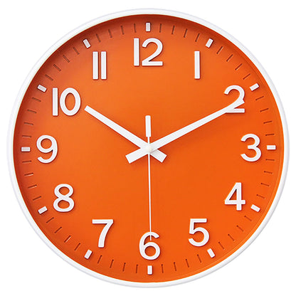 HZDHCLH 8 Inch Wall Clock Battery Operated Silent Non Ticking Green Modern
