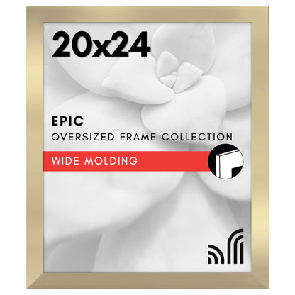 Americanflat 16x20 Poster Frame - Engineered Wood - Black
