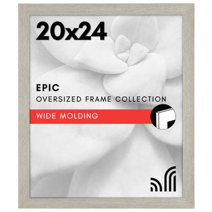 Americanflat 16x20 Poster Frame - Engineered Wood - Black