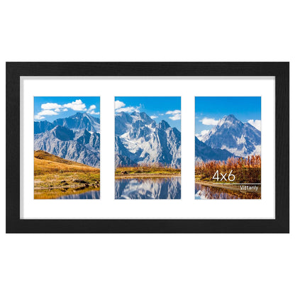 Vittanly 11x14 Collage Picture Frame for Wall Mounting, Black