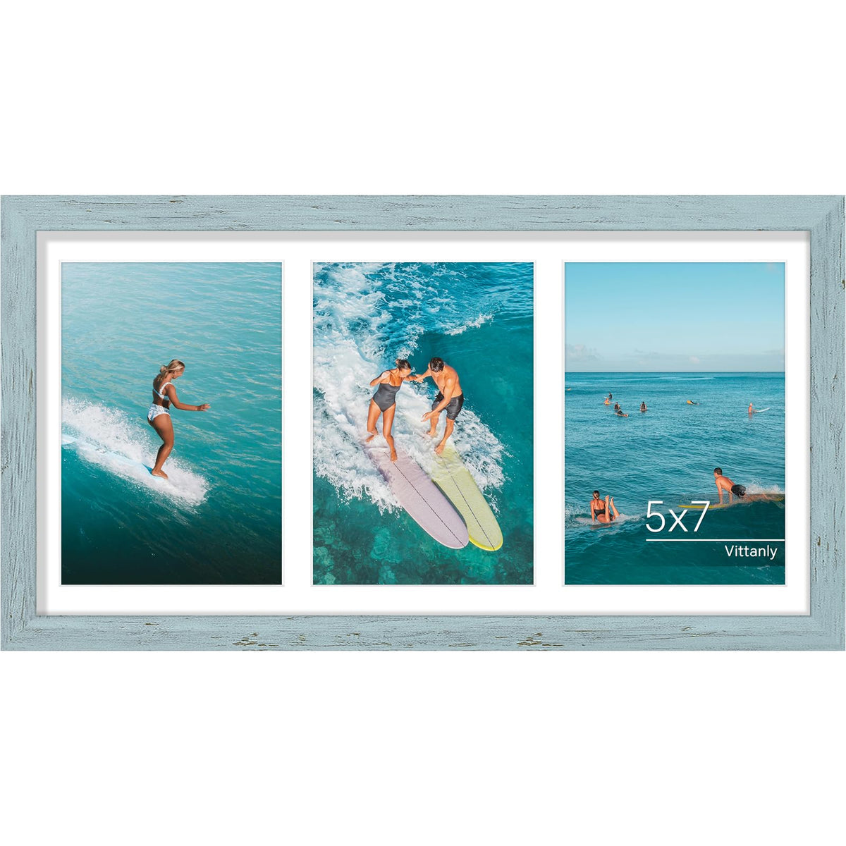 Vittanly 11x14 Collage Picture Frame for Wall Mounting, Black