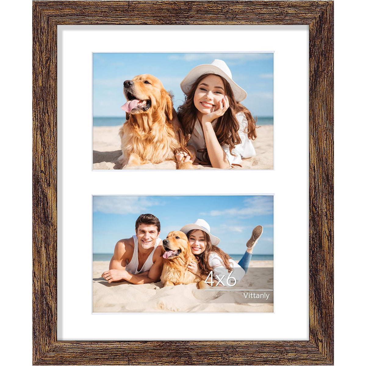 Vittanly 11x14 Collage Picture Frame for Wall Mounting, Black