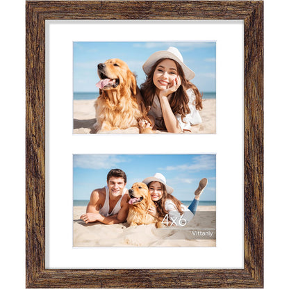 Vittanly 11x14 Collage Picture Frame for Wall Mounting, Black