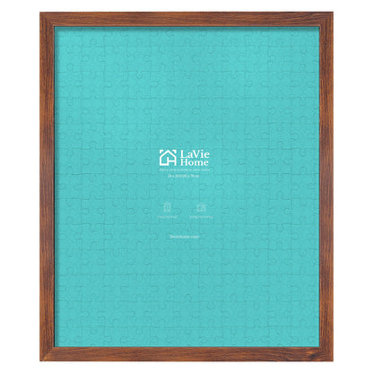 LaVie Home 14x18 Picture Frame Black Poster Frame,Display Pictures 12x16 with Mat or 14x18 Without Mat, Stable and Sturdy Frame and Polished Plexiglass, Horizontal and Vertical Format of The Walls